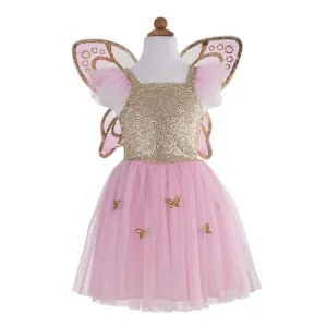 Gold Butterfly Dress & Wings