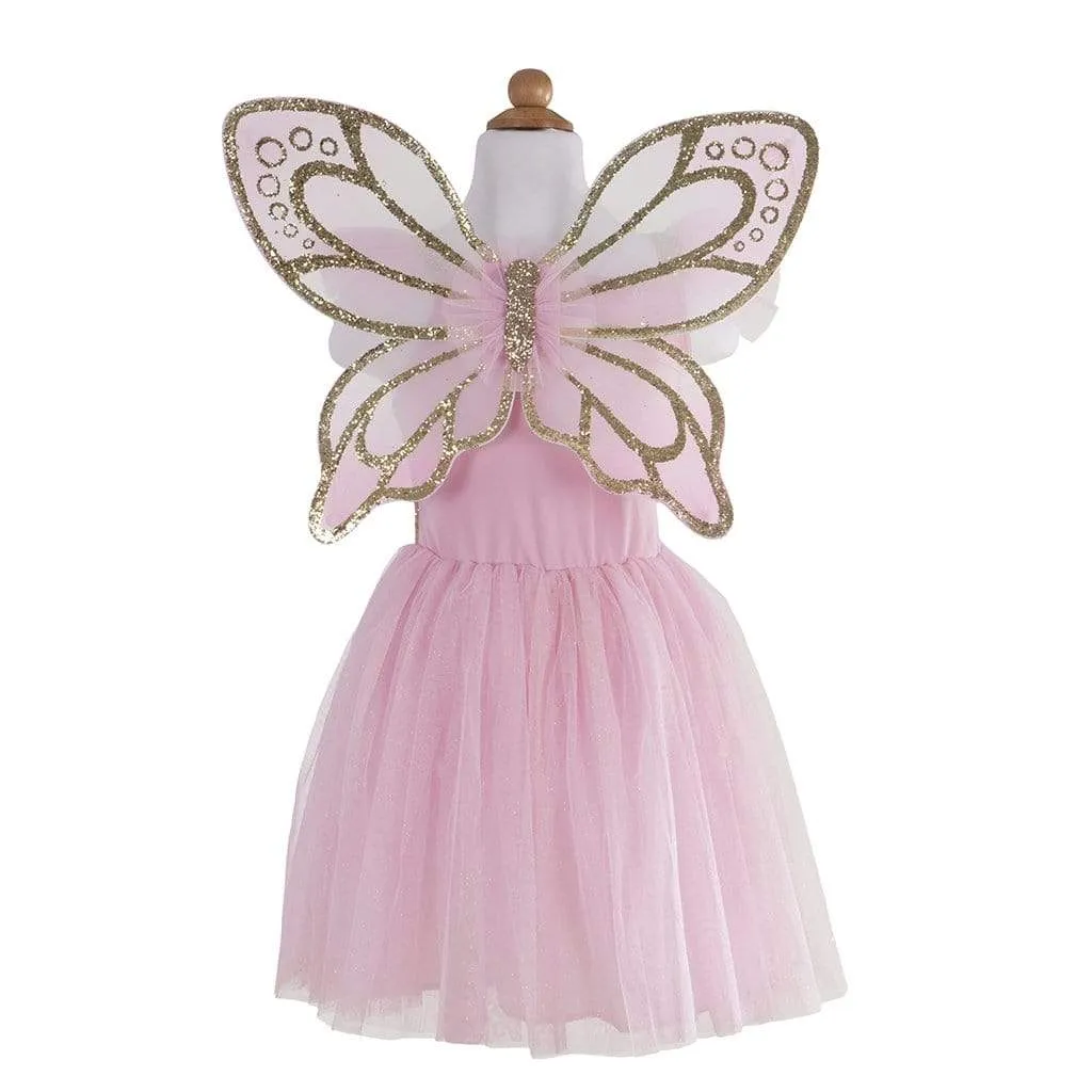 Gold Butterfly Dress & Wings