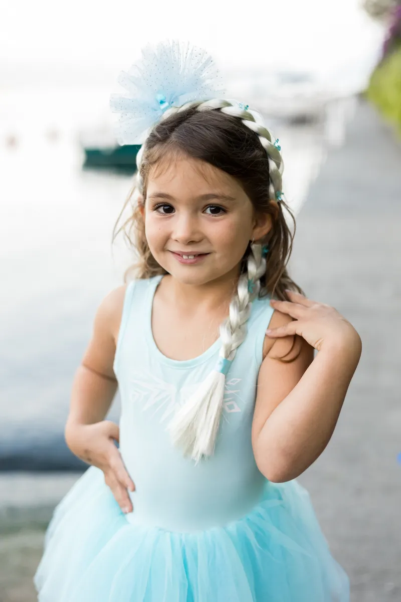 Great Pretenders Elsa Ballet Tutu Dress, Lt Blue, Size 3-4