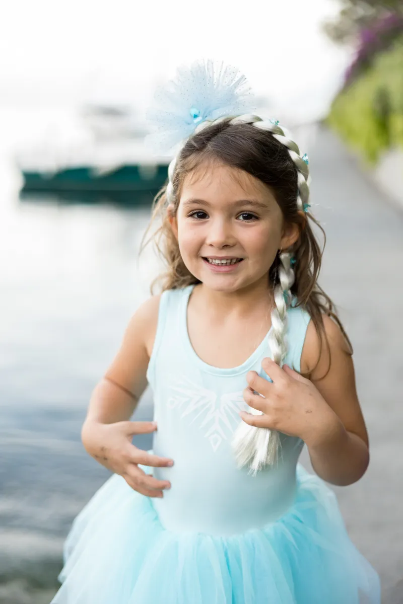 Great Pretenders Elsa Ballet Tutu Dress, Lt Blue, Size 3-4
