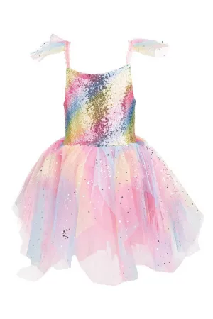 Great Pretenders Rainbow Fairy Dress & Wings, Multi, Size 3-4