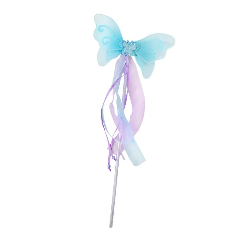 Green Butterfly Dress & Wings with Wand