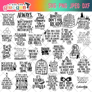Harry Potter SVG Cut File Bundle
