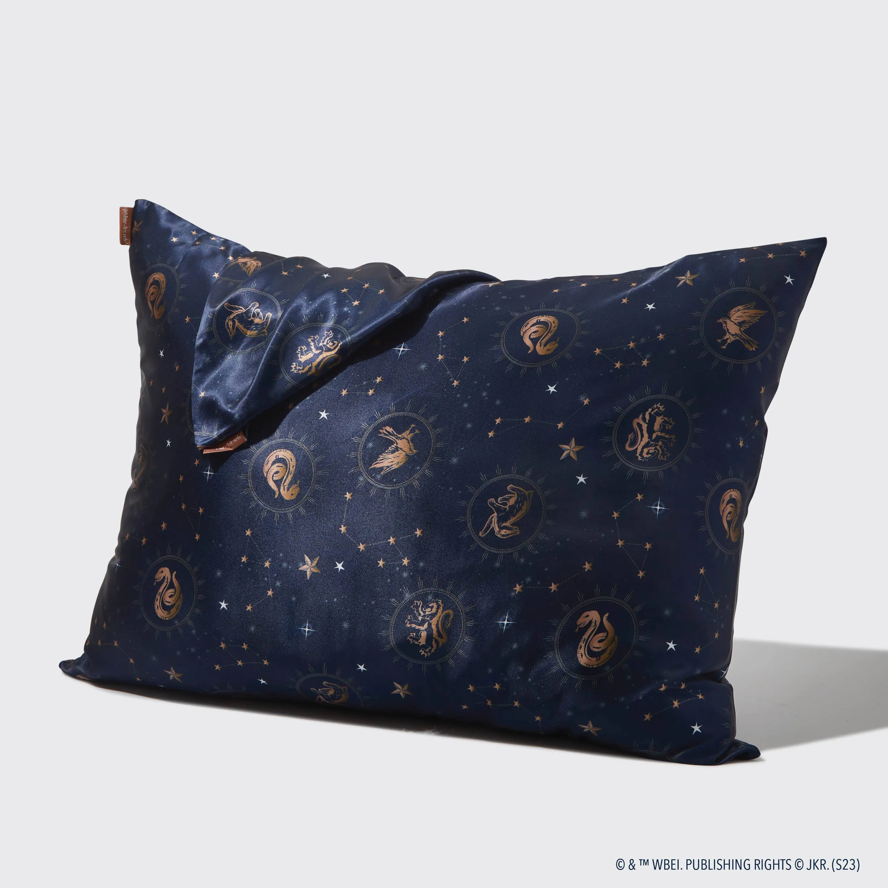 Harry Potter x kitsch Satin Pillowcase- Midnight at Hogwarts