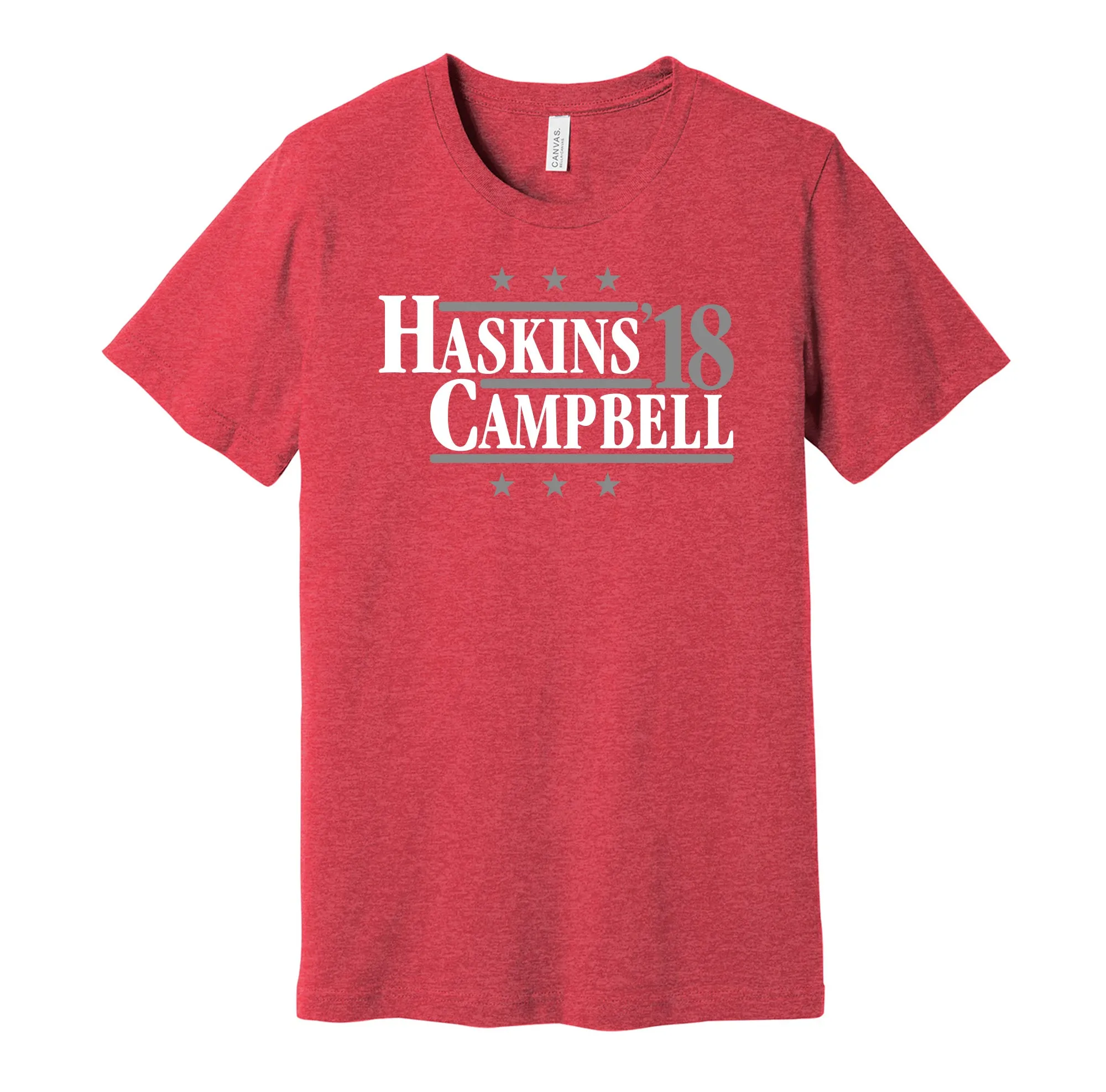 Haskins & Campbell '18 - Ohio Football Political Campaign Parody T-Shirt - Hyper Than Hype Shirts