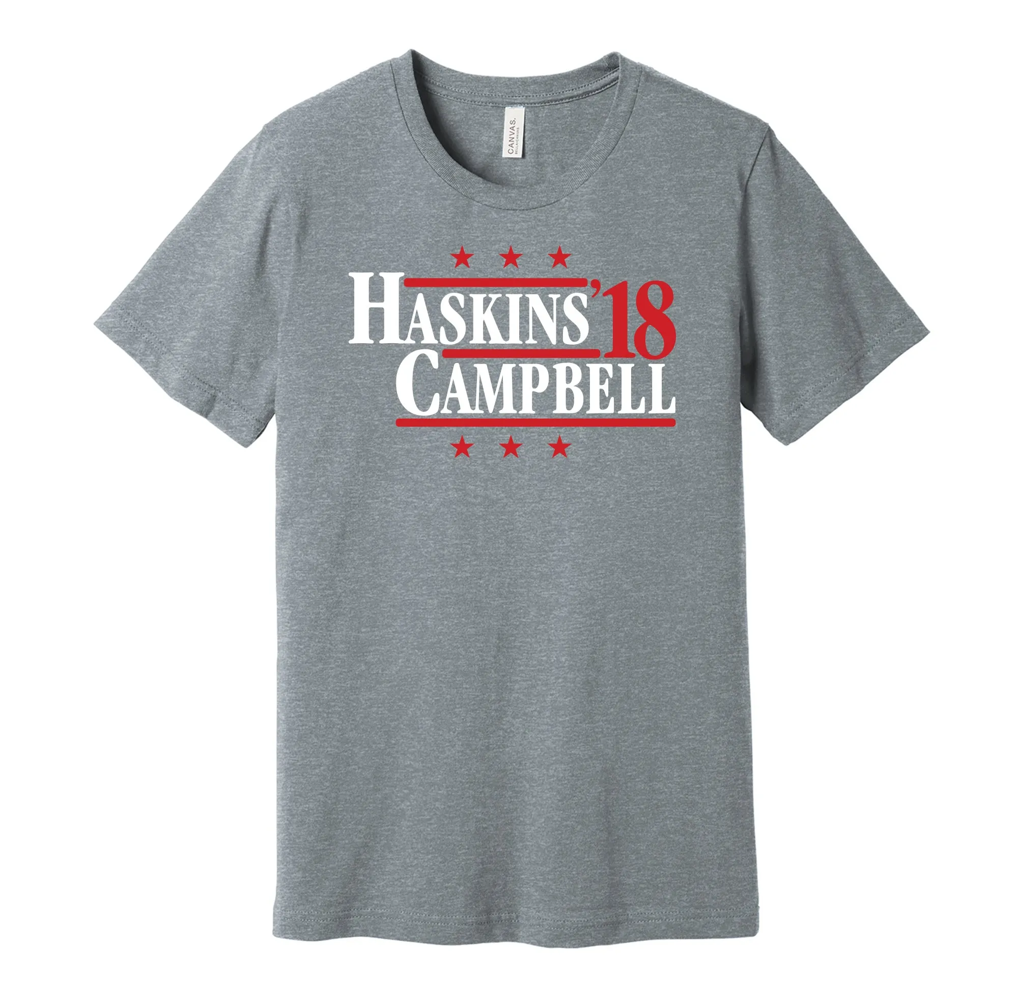 Haskins & Campbell '18 - Ohio Football Political Campaign Parody T-Shirt - Hyper Than Hype Shirts