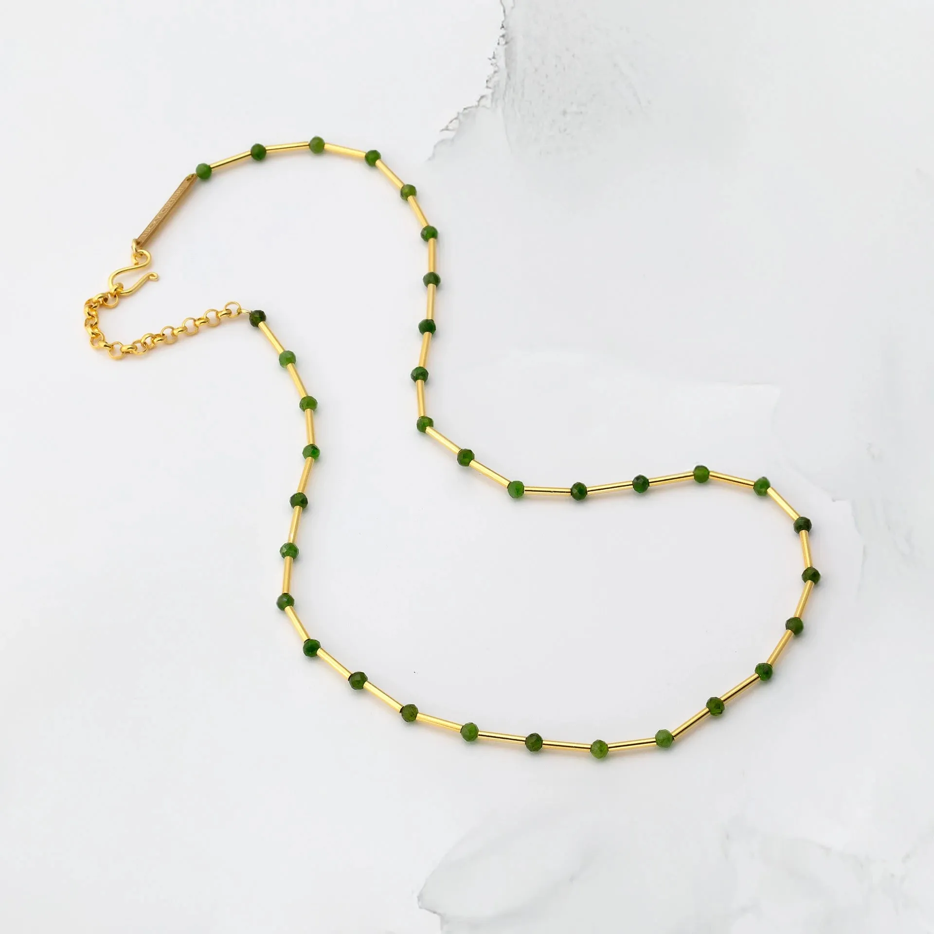 Helen Agate Chain Necklace – Handcrafted Luxury