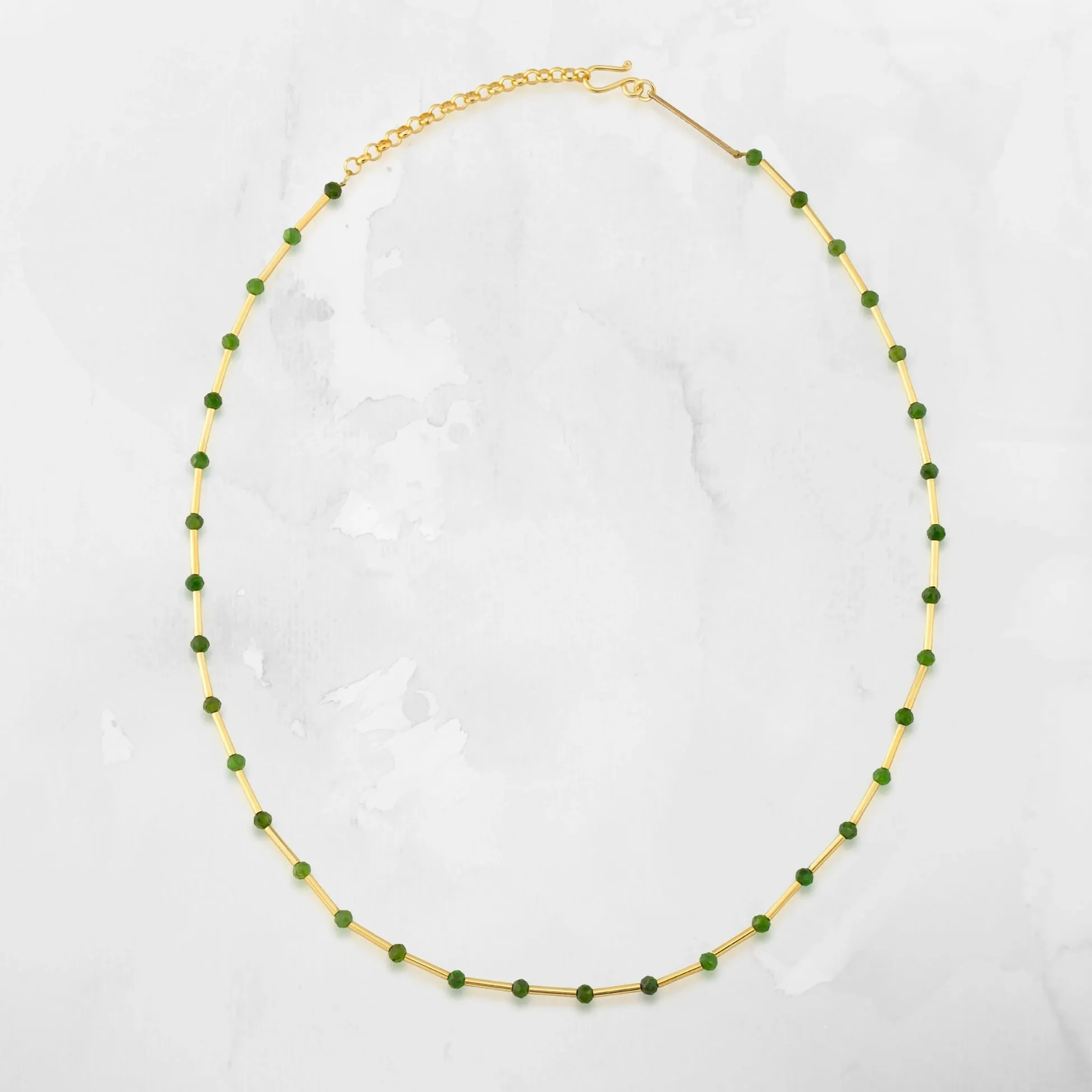 Helen Agate Chain Necklace – Handcrafted Luxury
