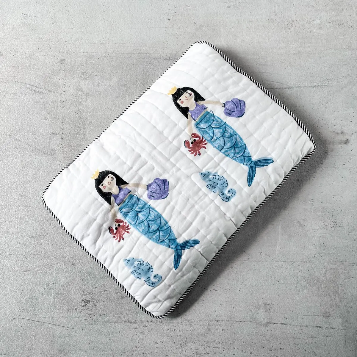 Home Artisan Nerissa Hand Block Print Cotton Quilt Set