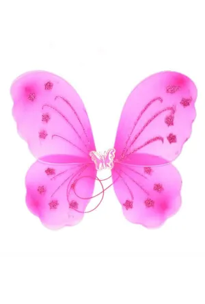 Hot Pink Butterfly Wings