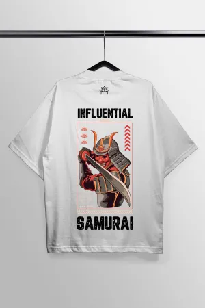 Influential White Oversized Tee