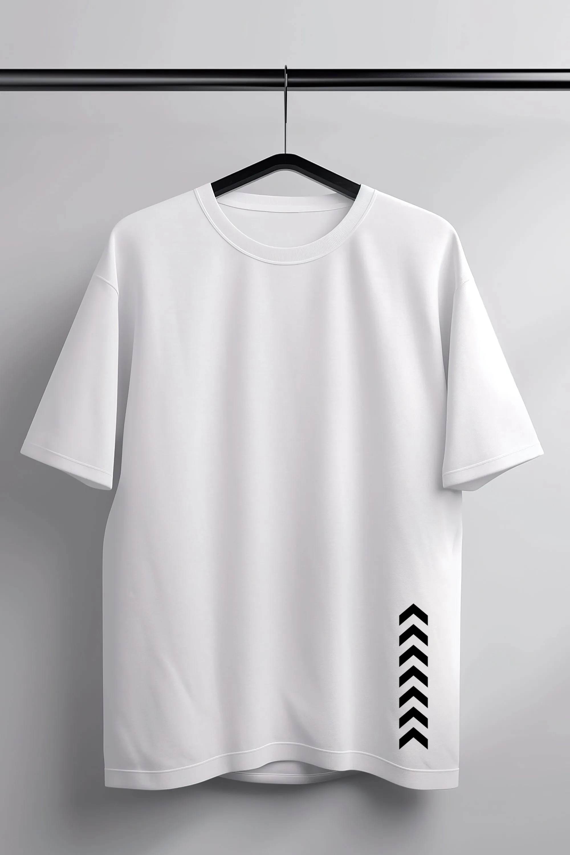 Influential White Oversized Tee