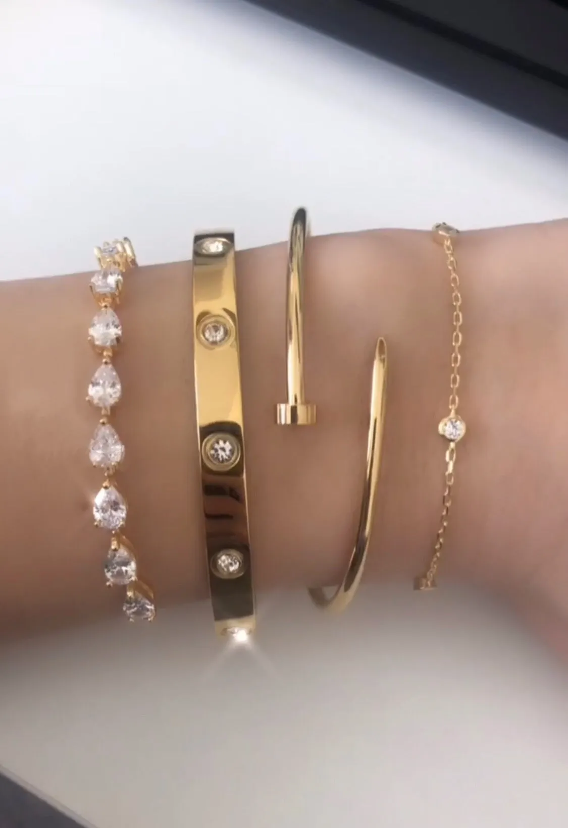 Inspired Nail Bangle