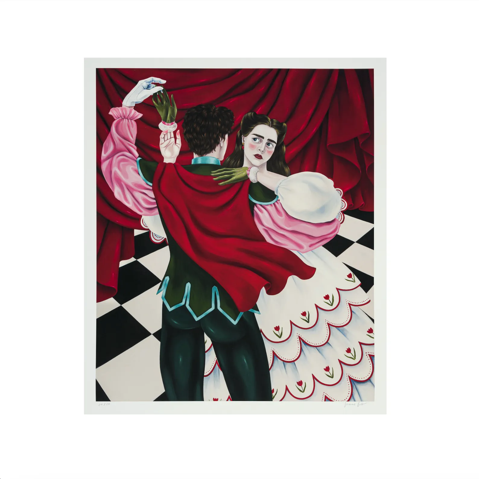 Jeanine Brito, The evening’s affairs leave her bereft, 2023; Limited Edition Print