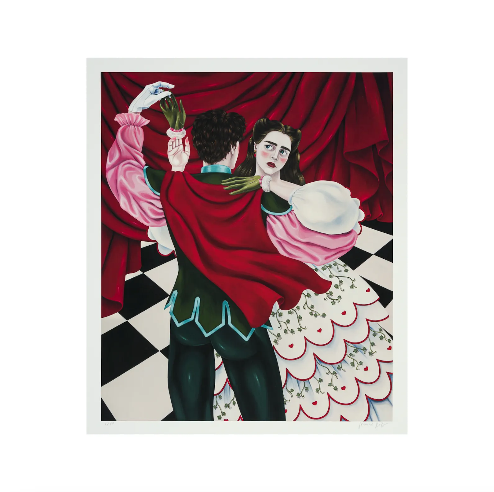 Jeanine Brito, The evening’s affairs leave her bereft, 2023; Limited Edition Print