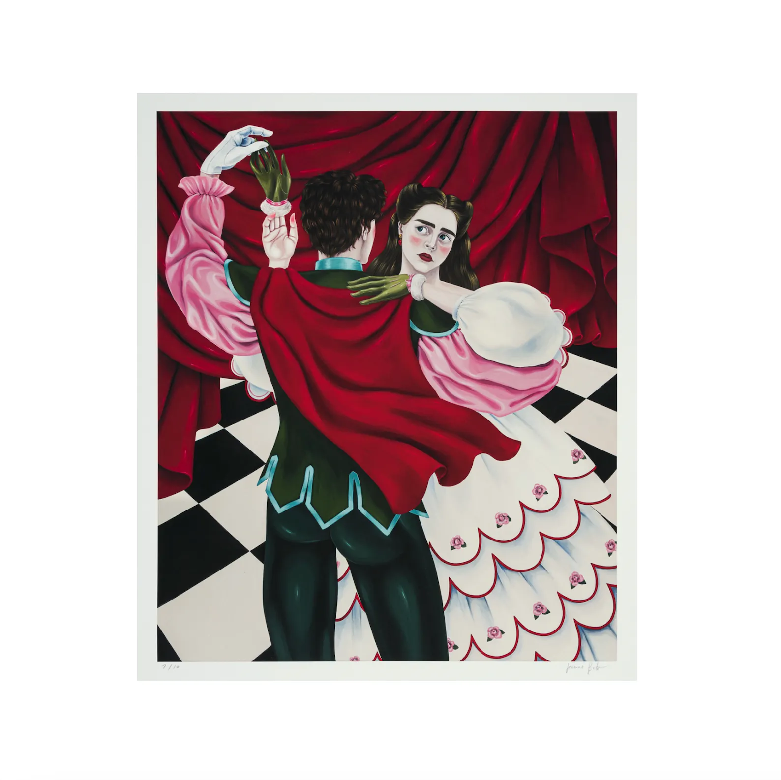 Jeanine Brito, The evening’s affairs leave her bereft, 2023; Limited Edition Print
