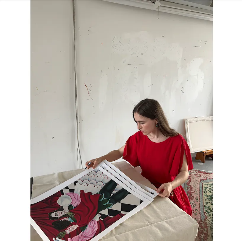Jeanine Brito, The evening’s affairs leave her bereft, 2023; Limited Edition Print