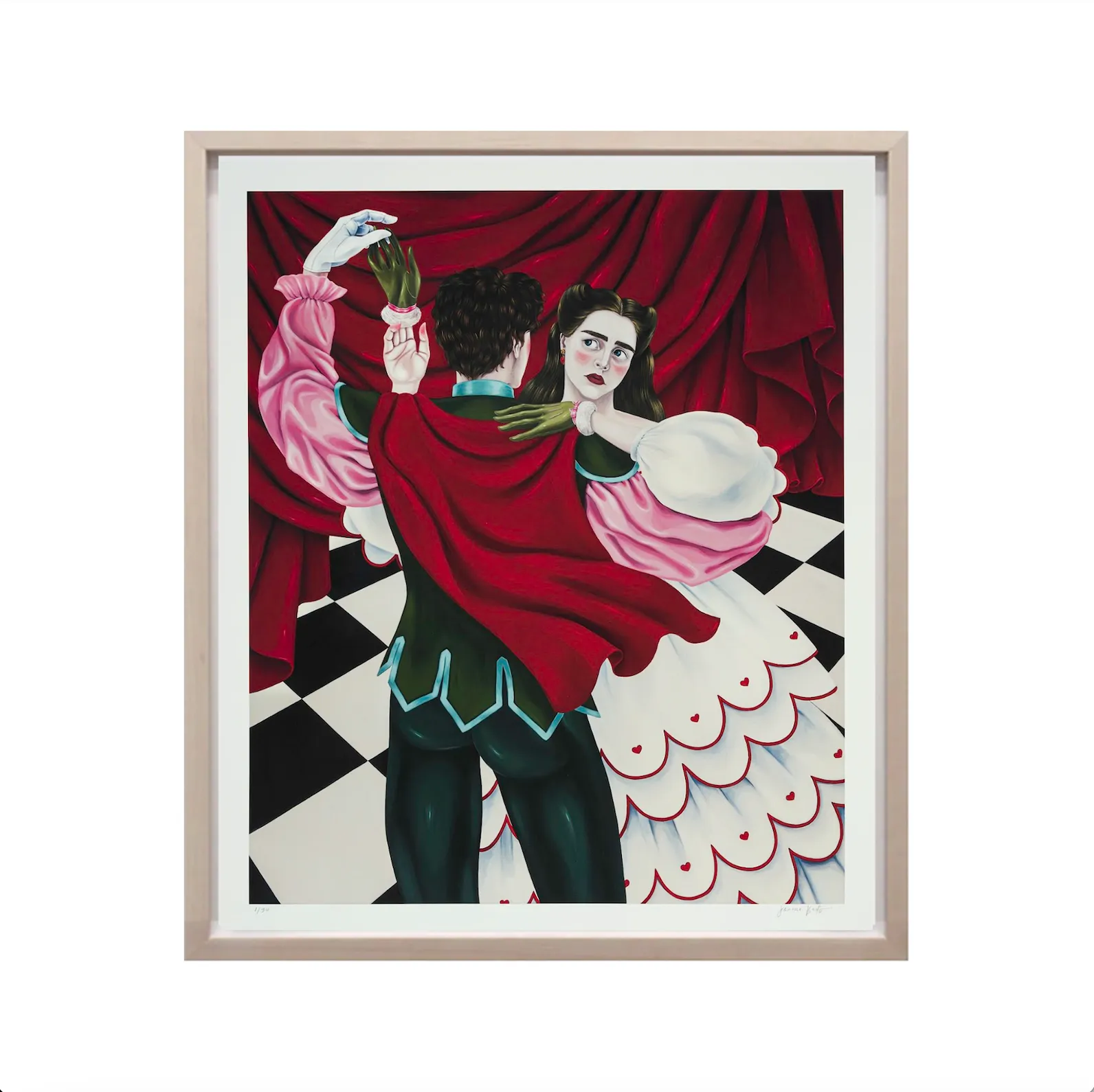 Jeanine Brito, The evening’s affairs leave her bereft, 2023; Limited Edition Print