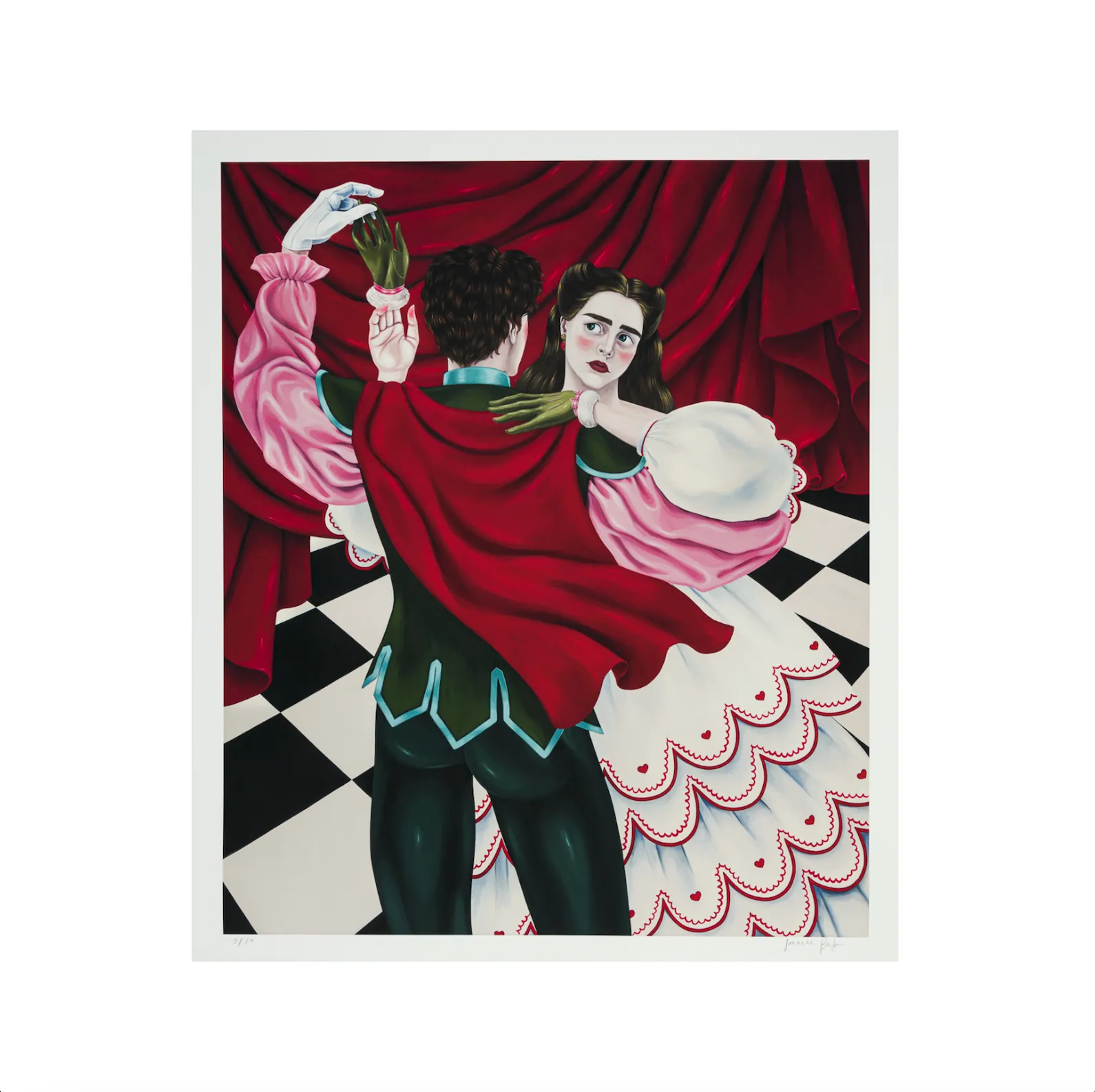 Jeanine Brito, The evening’s affairs leave her bereft, 2023; Limited Edition Print