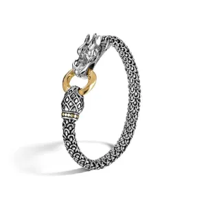 John Hardy Silver 18K Naga Dragon Ring Bracelet