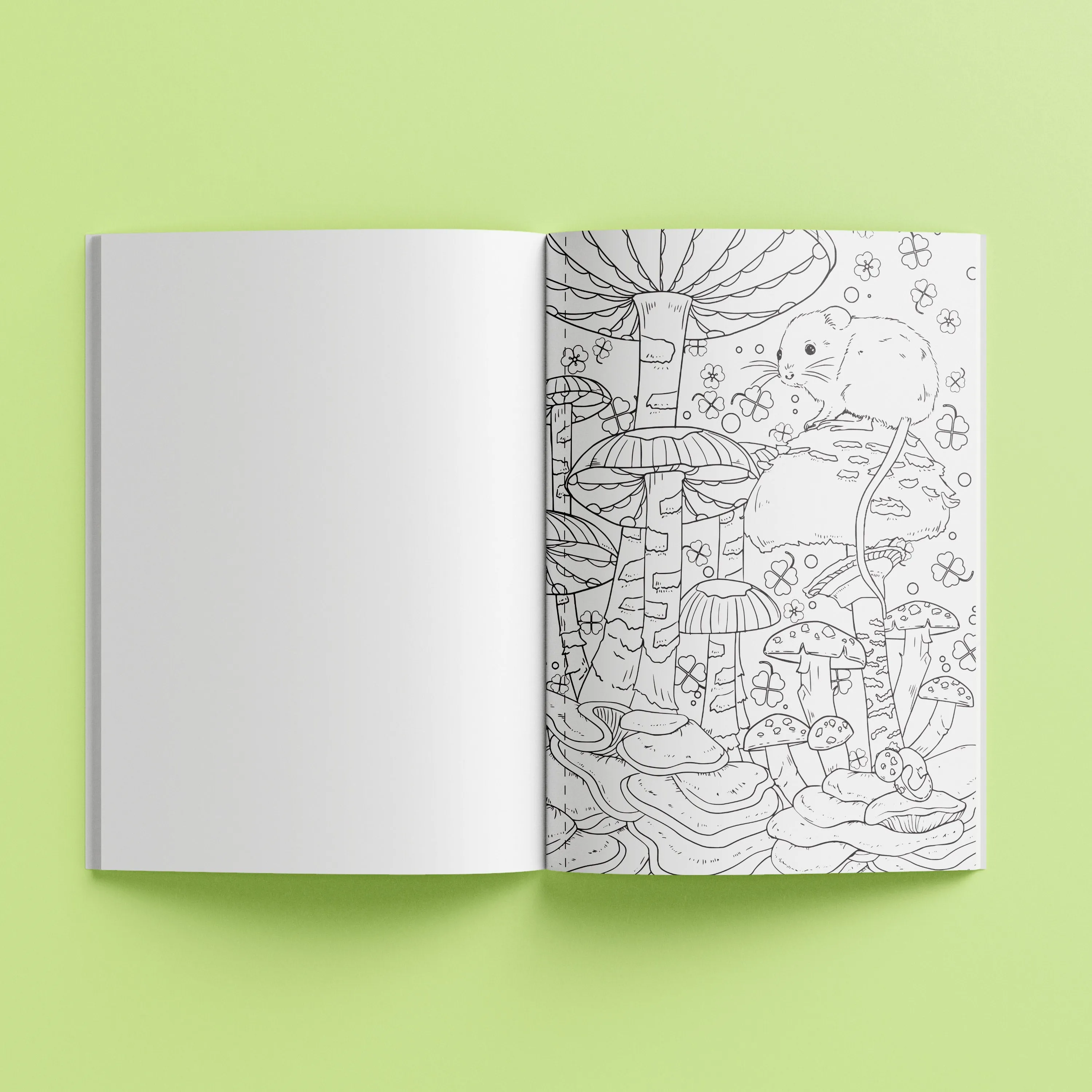 Kaleidoscope Colouring Enchanted Garden