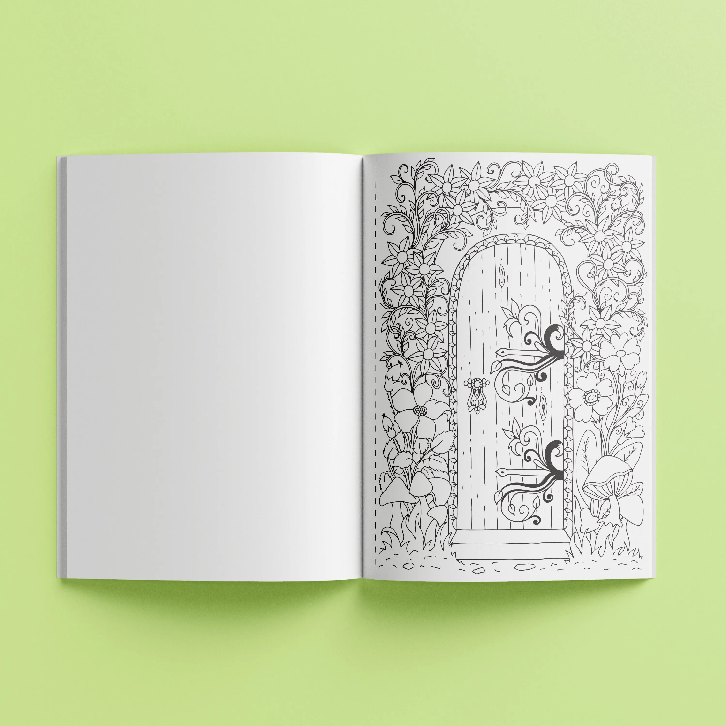 Kaleidoscope Colouring Enchanted Garden