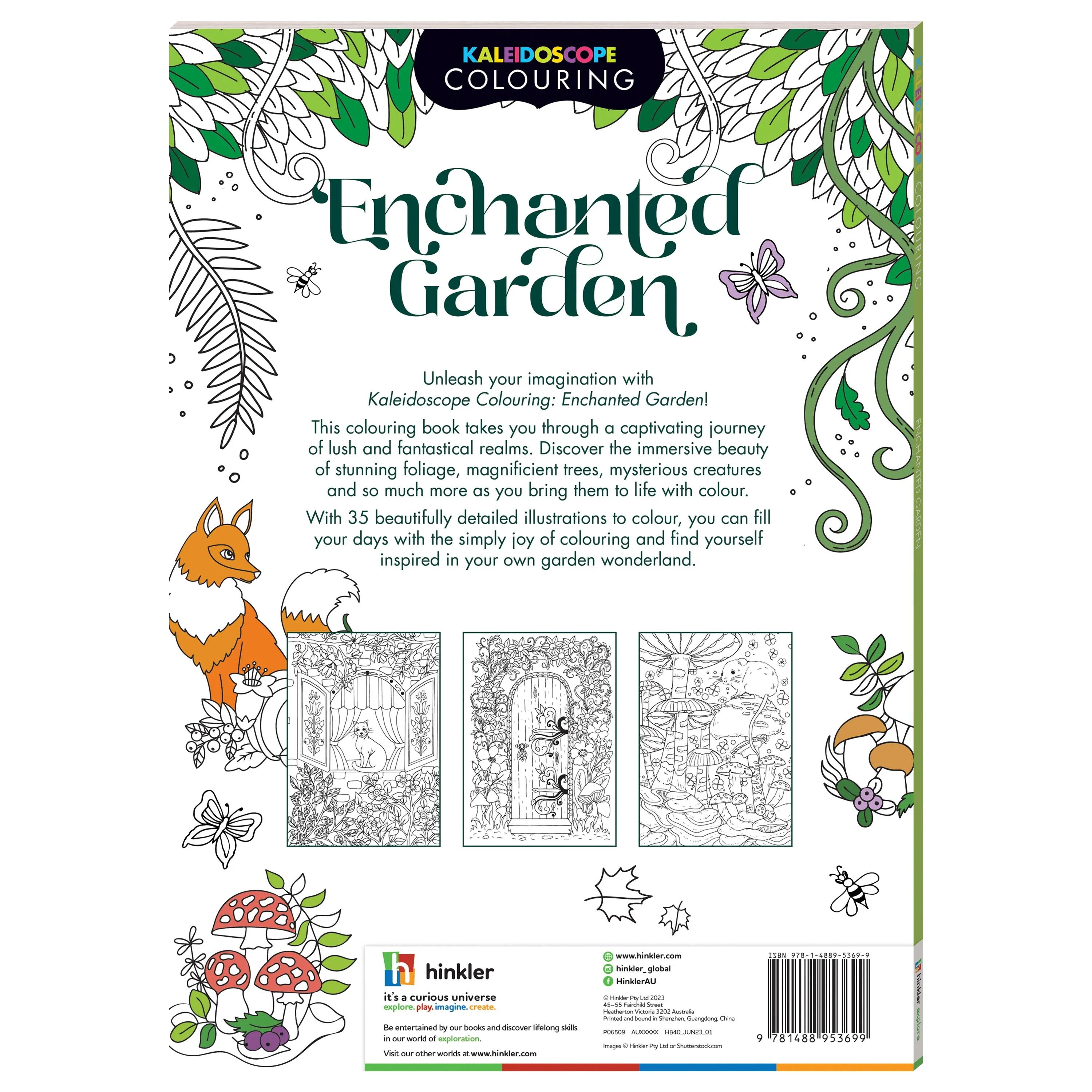Kaleidoscope Colouring Enchanted Garden