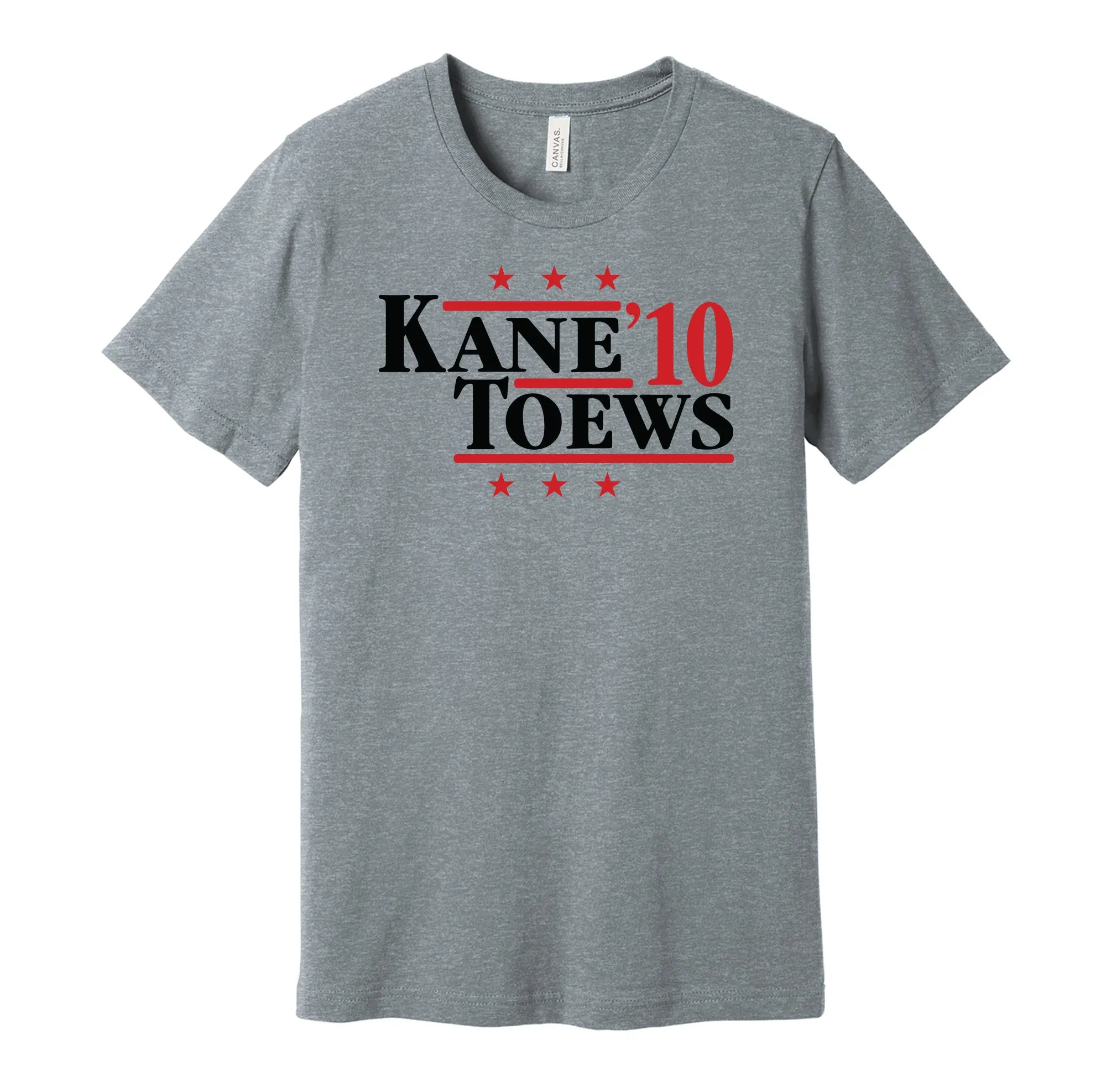 Kane & Toews '10 - Chicago Hockey Legends Political Campaign Parody T-Shirt - Hyper Than Hype Shirts