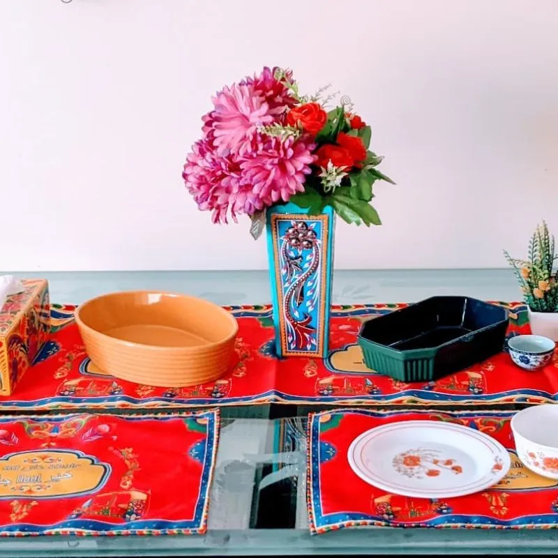 Khair Naal Truck Art Themed Table Matt