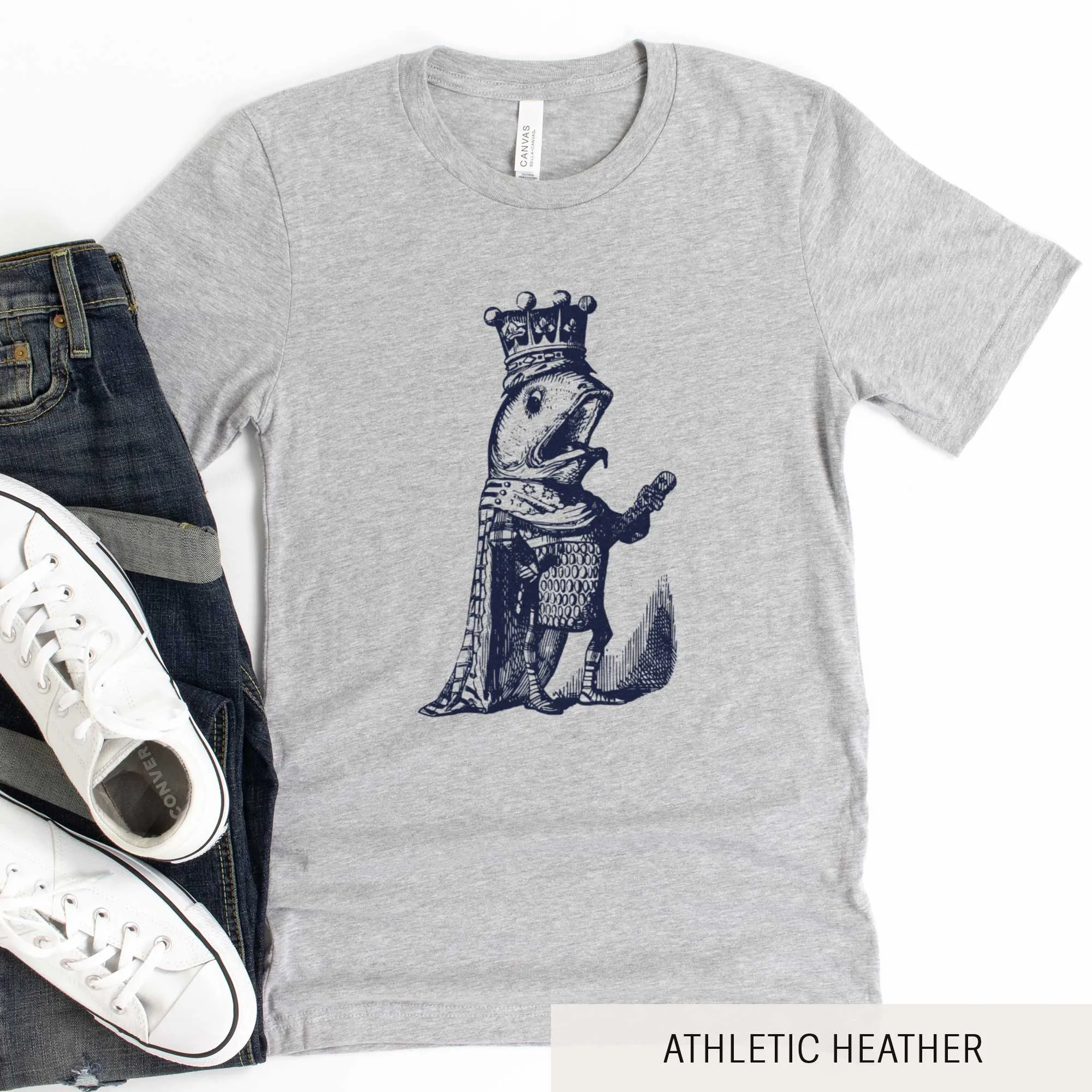 King Fish - Adult Unisex Jersey Crew Tee