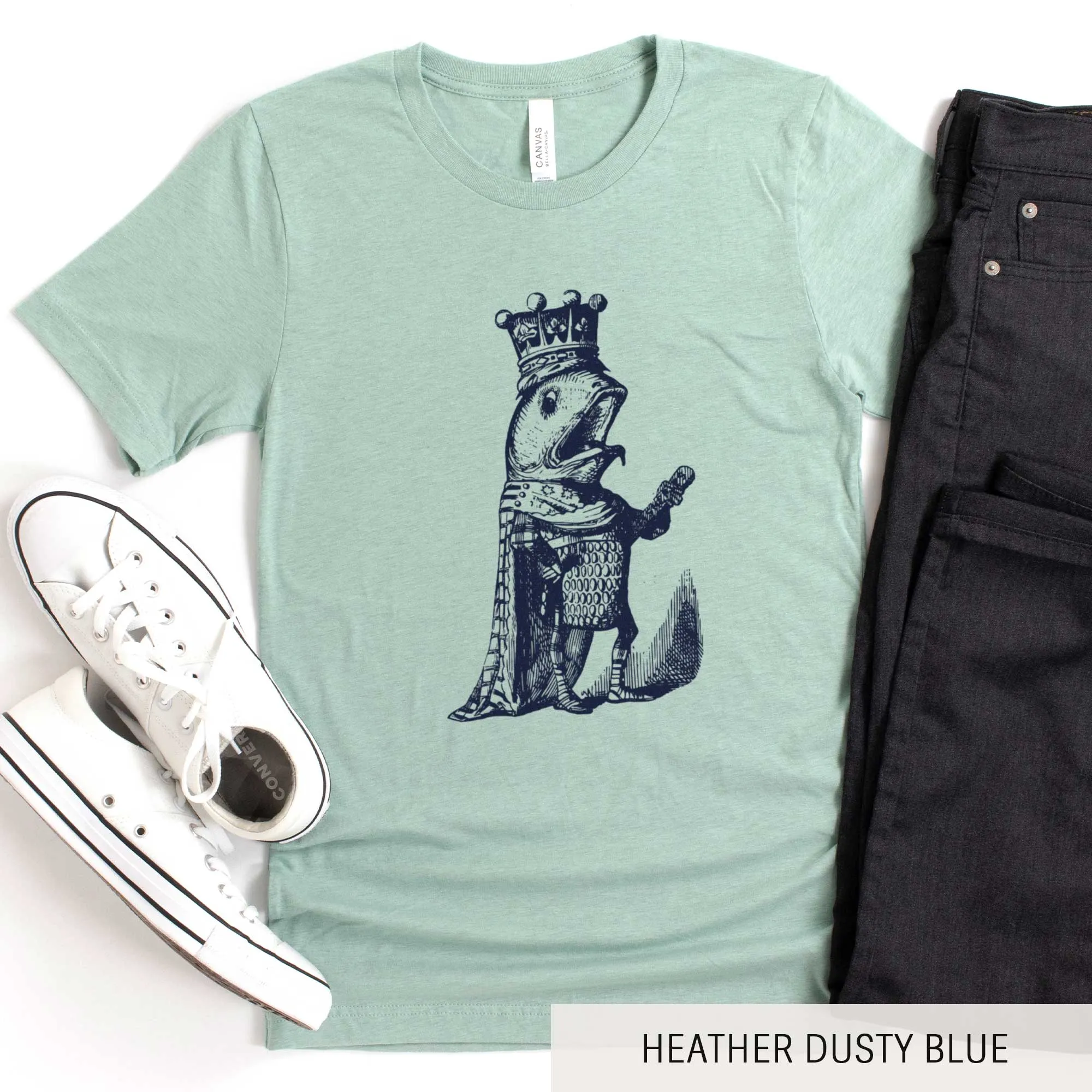 King Fish - Adult Unisex Jersey Crew Tee
