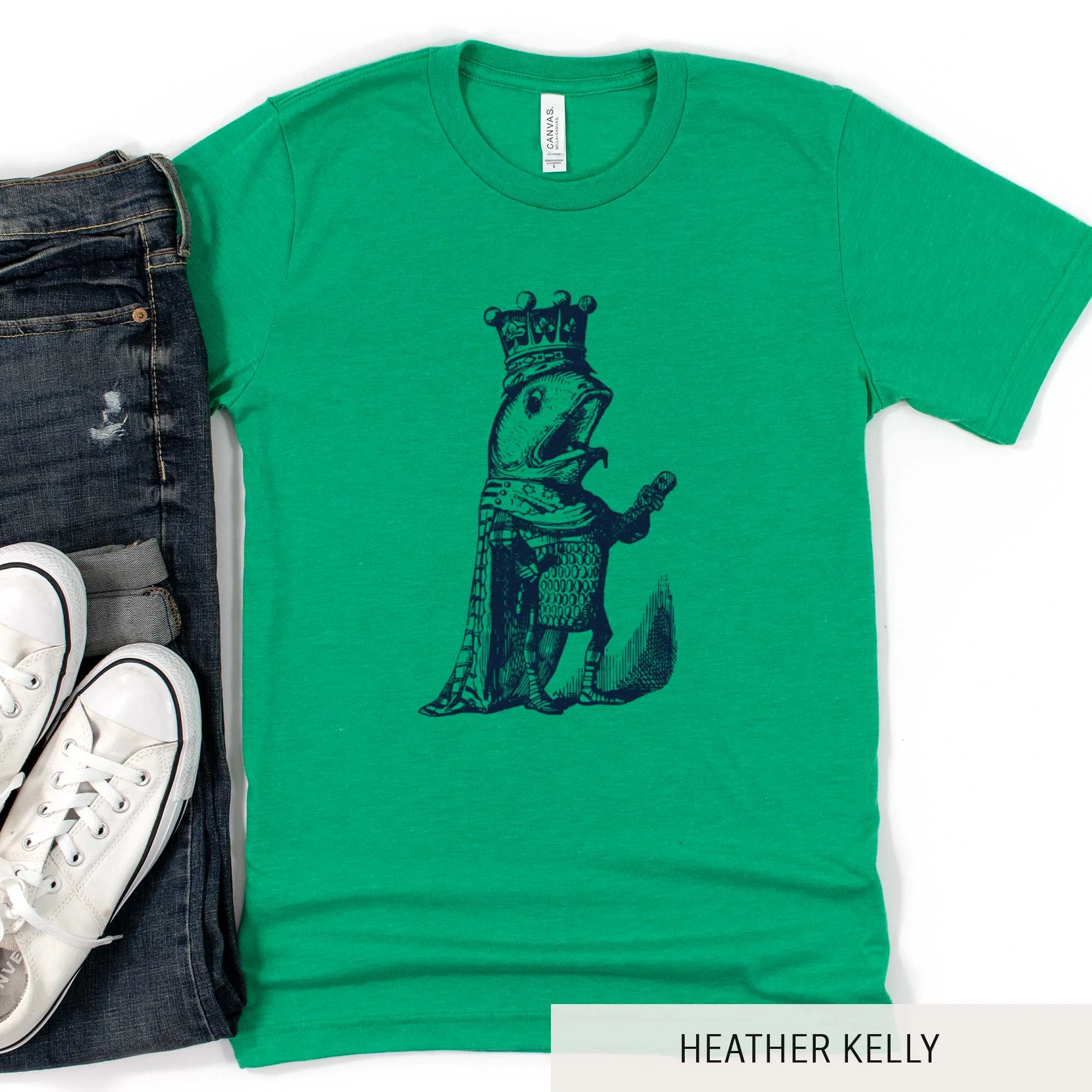 King Fish - Adult Unisex Jersey Crew Tee
