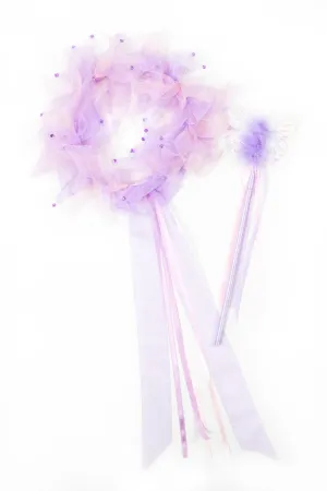 Lilac Fairy Halo & Wand