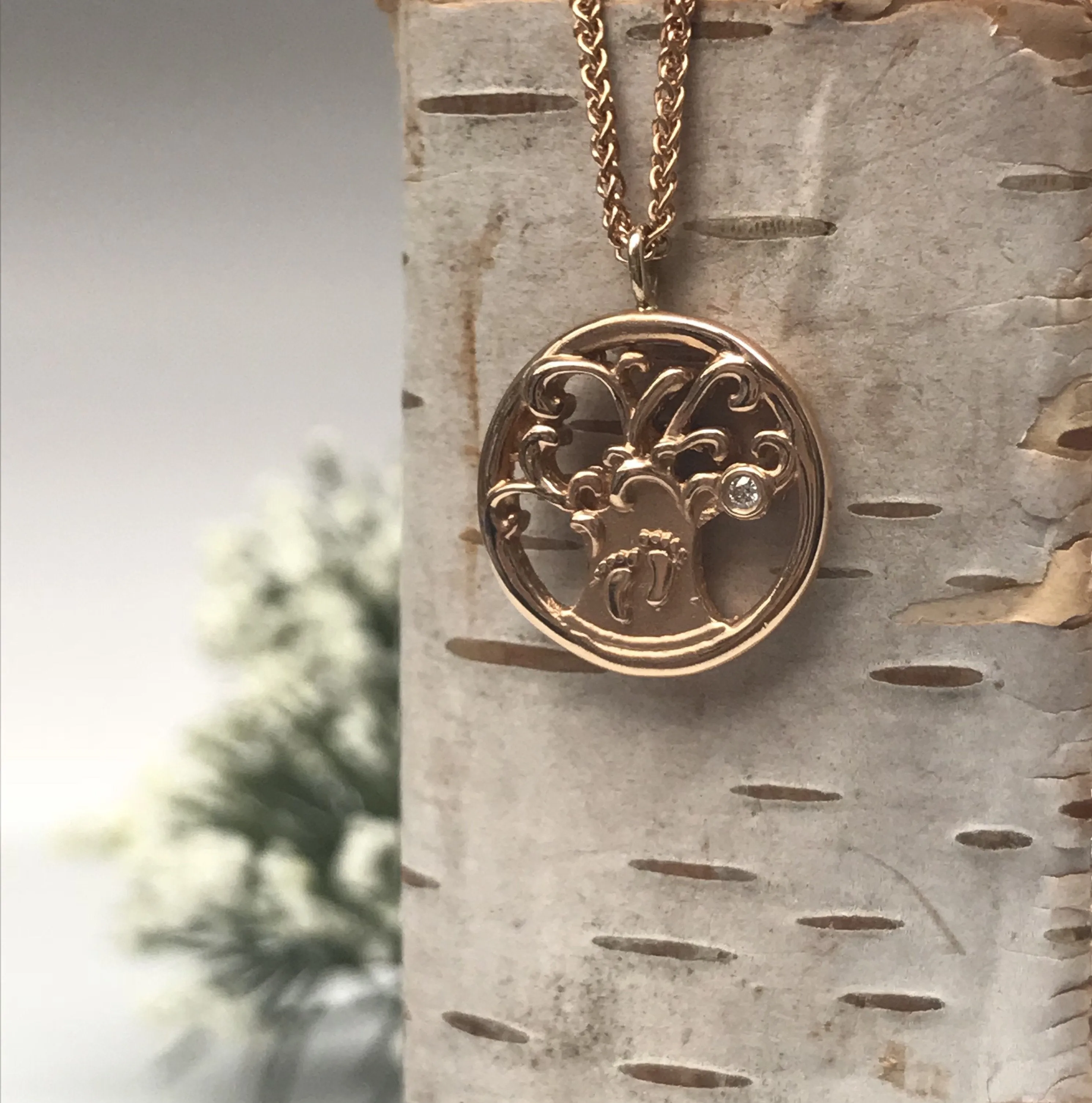 Little Acorns Pendant Necklace