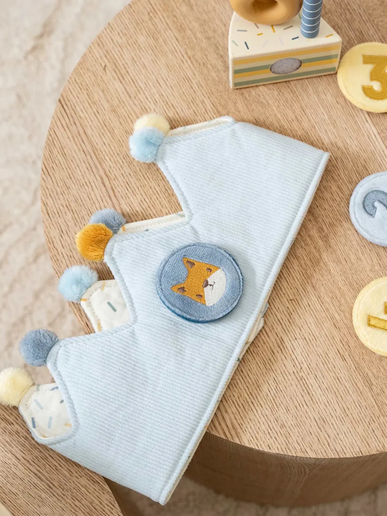 Little Dutch Birthday Crown With Numbers - Blue