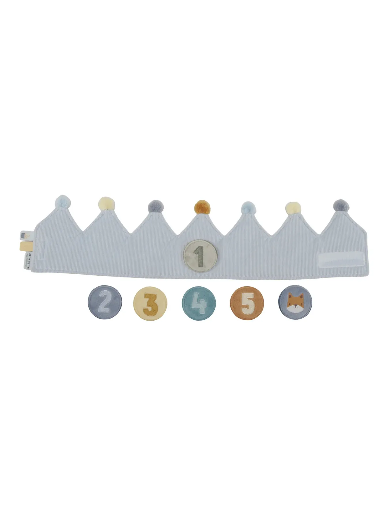 Little Dutch Birthday Crown With Numbers - Blue