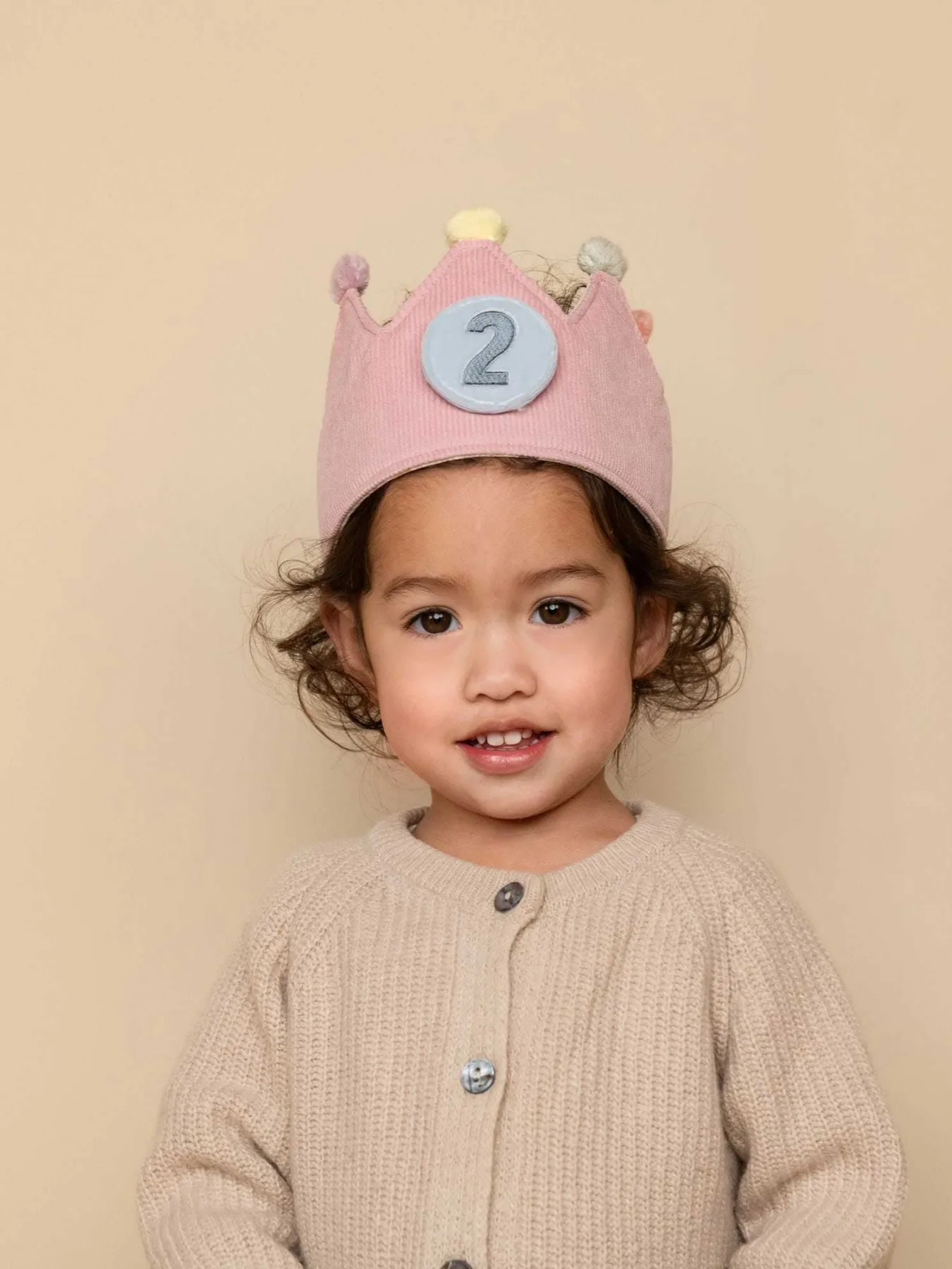 Little Dutch Birthday Crown With Numbers - Pink