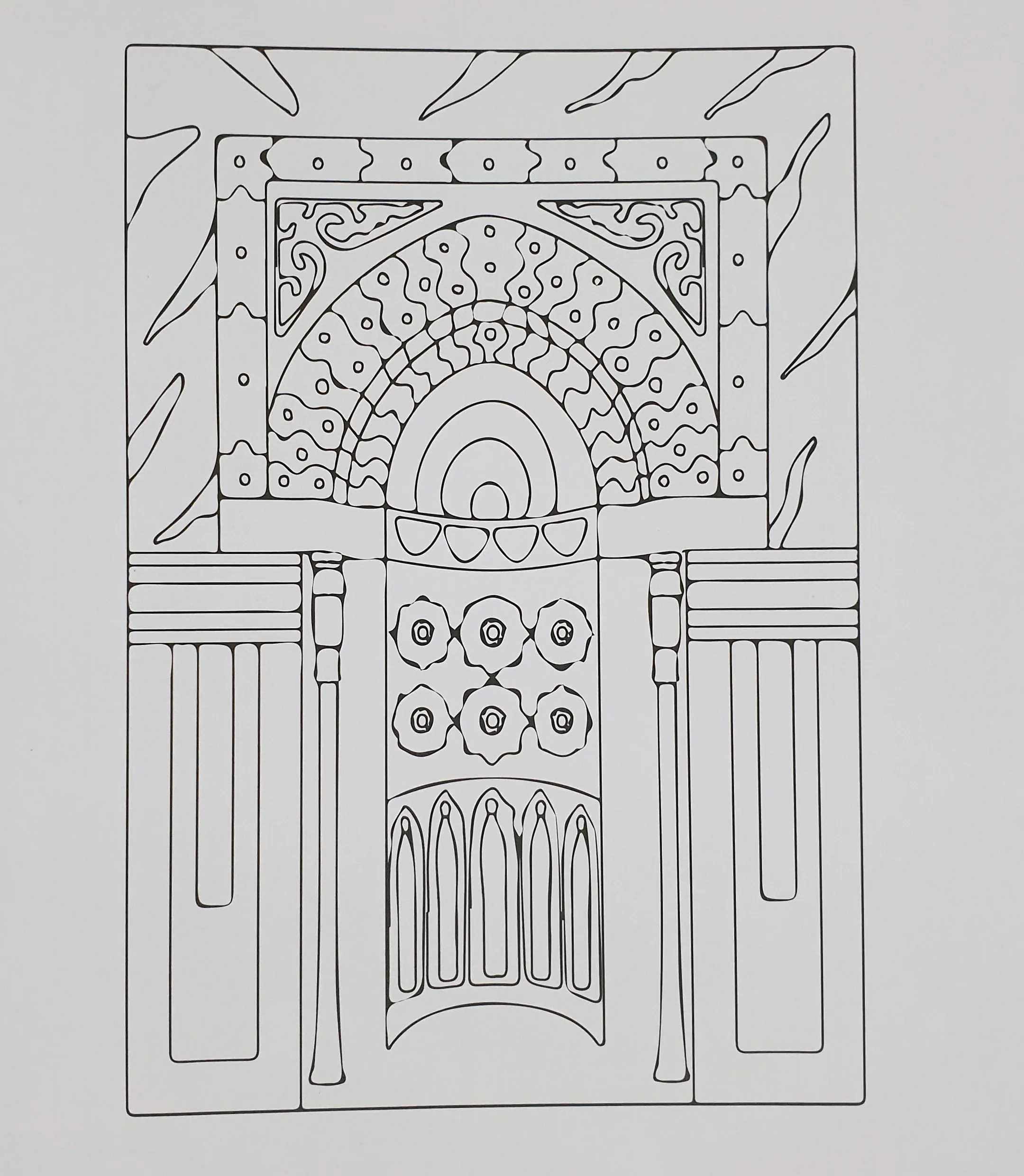 Madina Themed Colouring Book