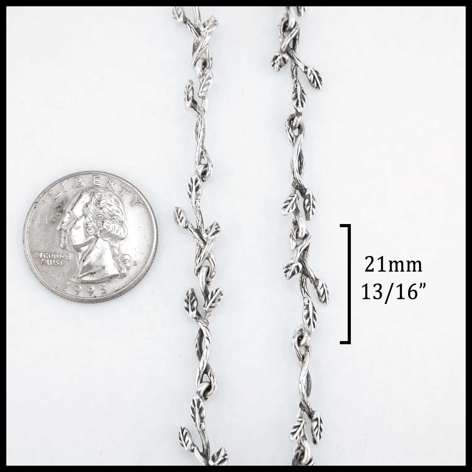 Madi's Leaf and Vine Necklet