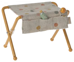 Maileg baby mouse nursery table ocher