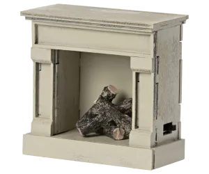 Maileg fireplace off-white
