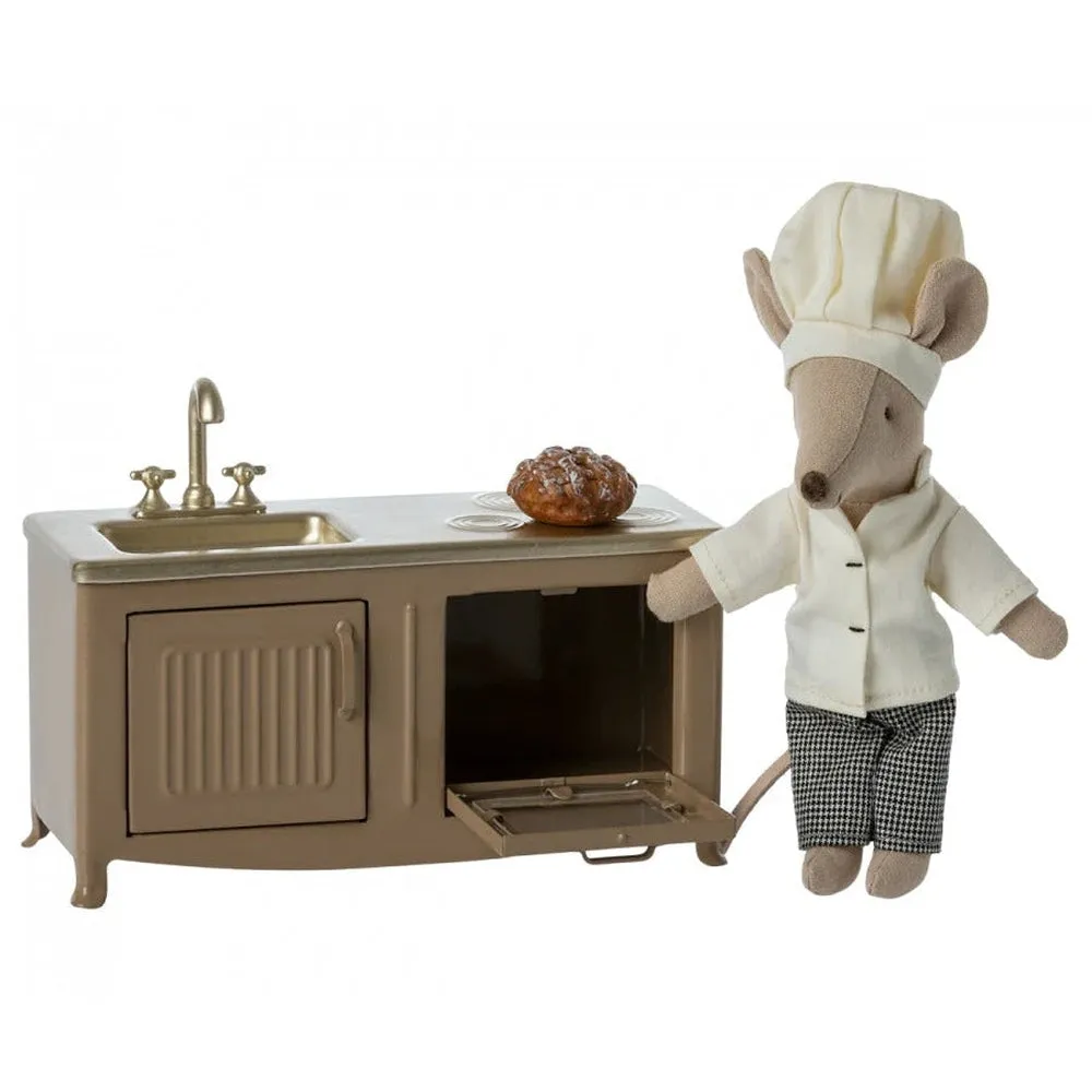 Maileg kitchen for mice, light brown