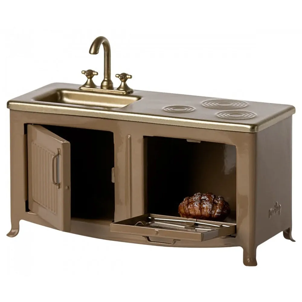 Maileg kitchen for mice, light brown