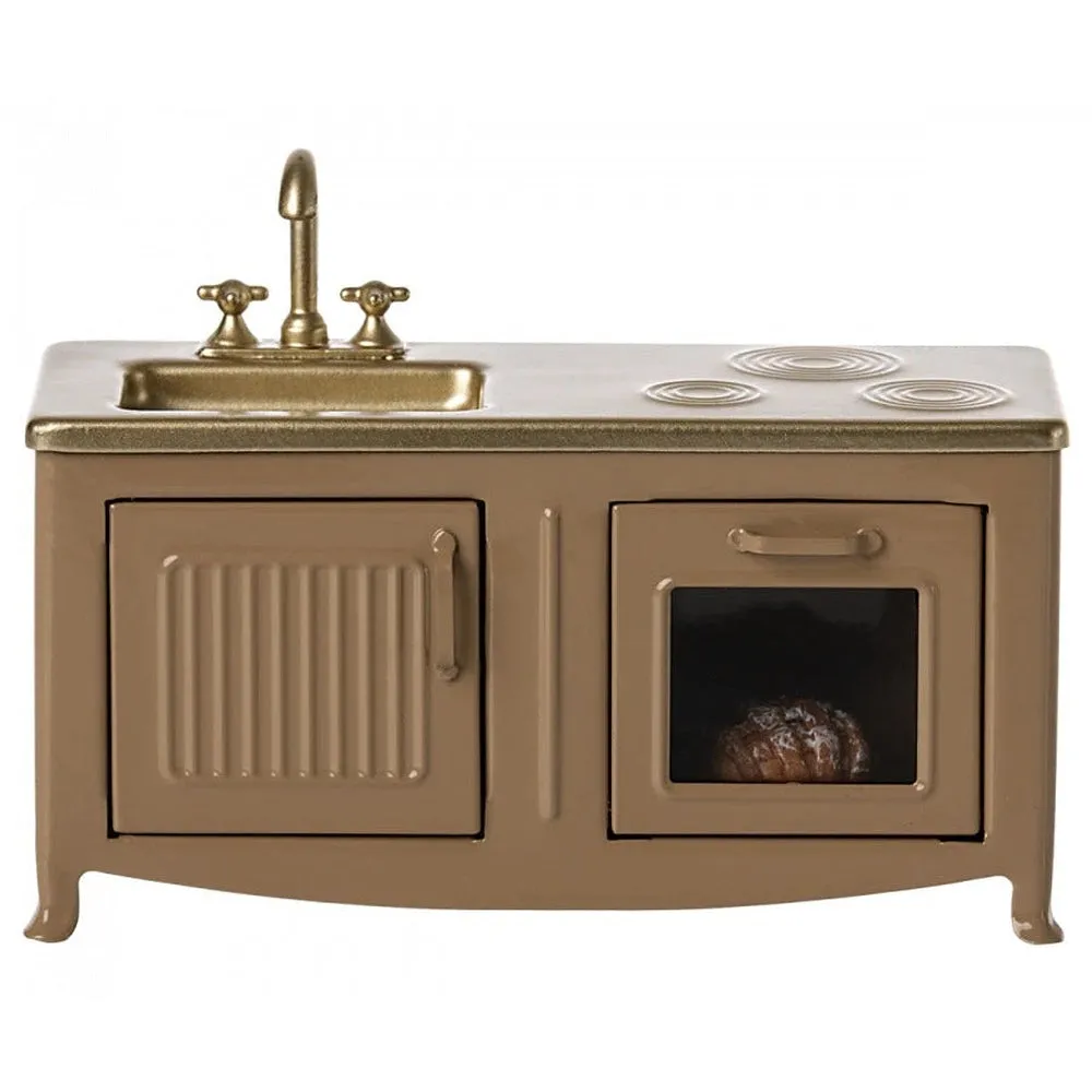 Maileg kitchen for mice, light brown