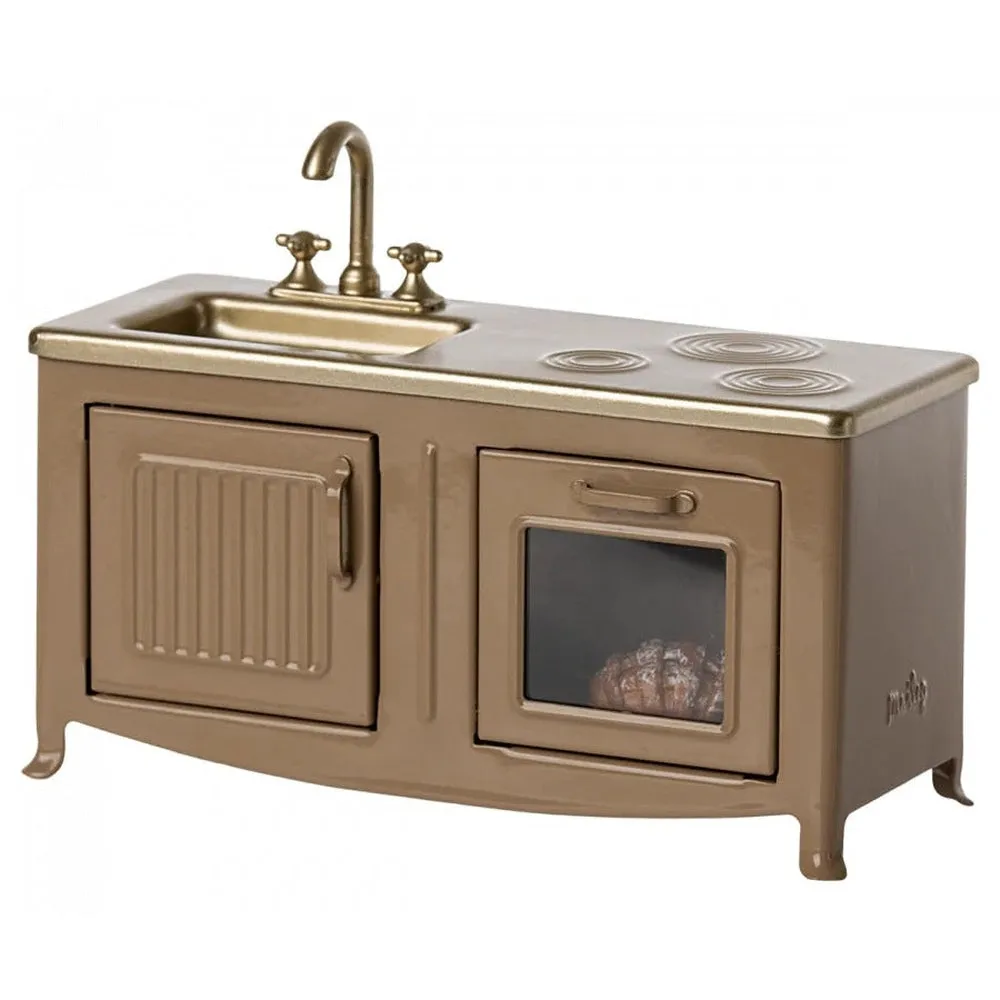 Maileg kitchen for mice, light brown