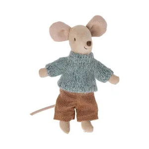 maileg knitted sweater and pants for big brother mouse