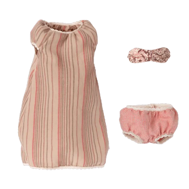 maileg medium mouse, nightgown
