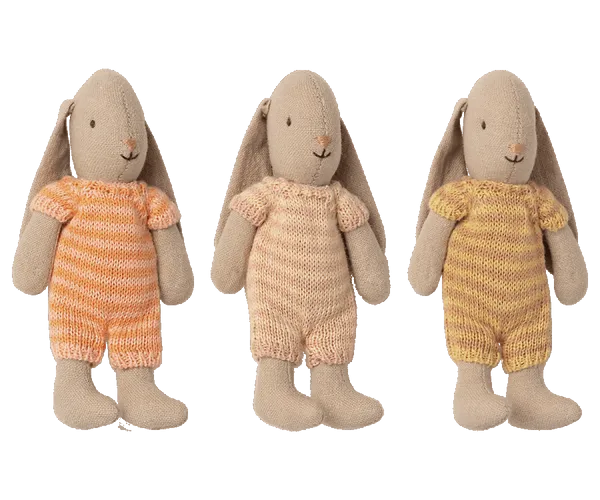 maileg micro bunny in knit romper