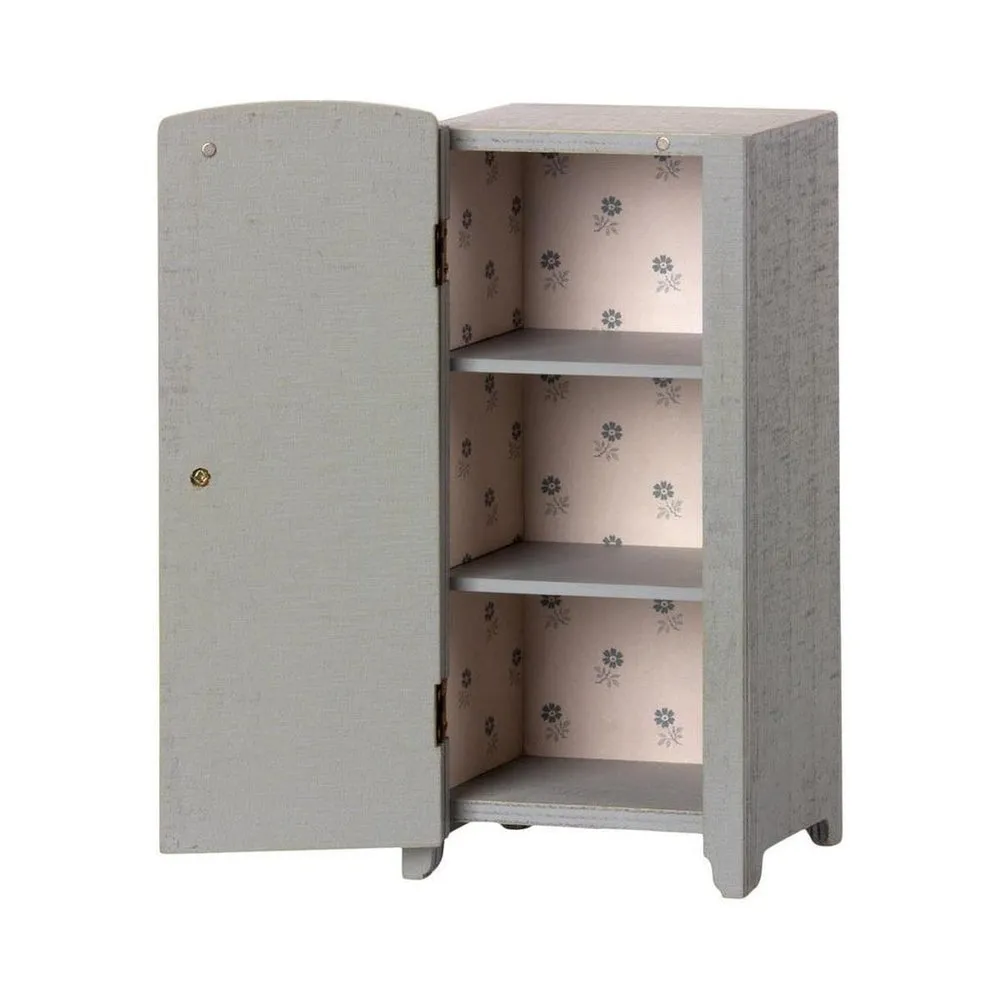 maileg miniature closet - grey mint