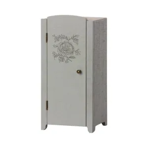maileg miniature closet - grey mint